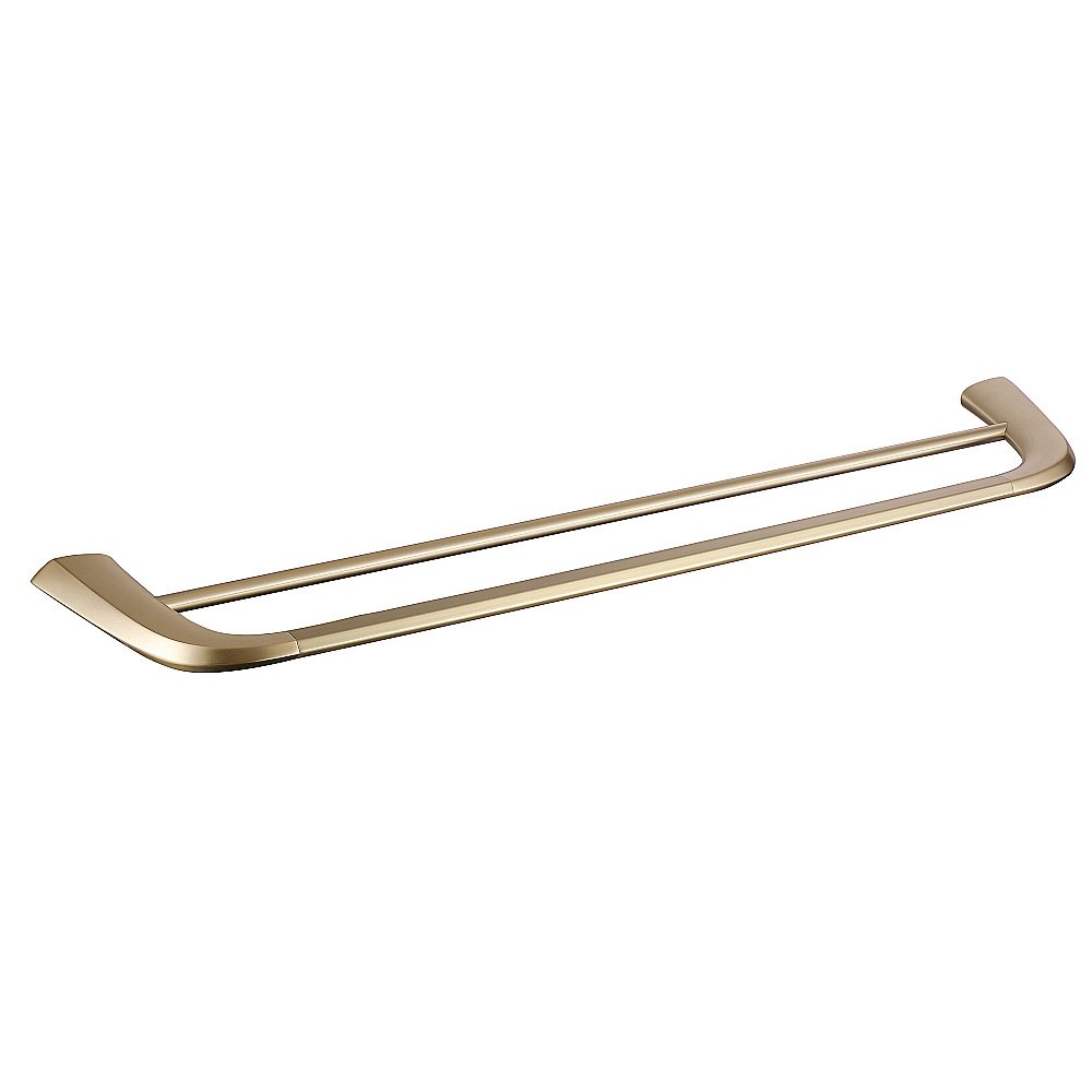 Полотенцедержатель двойной ABBER Nord AA1553G золото матовое купить в интернет-магазине сантехники Sanbest