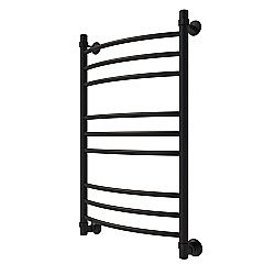 Полотенцесушитель водяной Veconi Nemi-A N8040B-A черный купить в интернет-магазине сантехники Sanbest