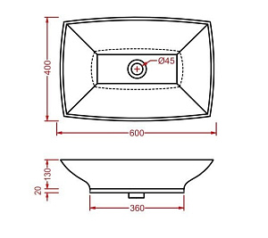 Раковина Artceram JAZZ JZL002 05 00 60 белая матовая купить в интернет-магазине Sanbest