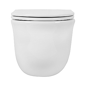 Унитаз подвесной с инсталляцией Aquatek Классик SET AQUATEK КЛАССИК cm-068 4в1 белый/кнопка хром матовый, безободковый, с крышкой микролифт купить в интернет-магазине Sanbest