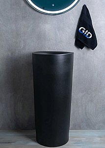 Раковина напольная Gid Autonomo 40 Nb130bg 81110 черная графит купить в интернет-магазине Sanbest