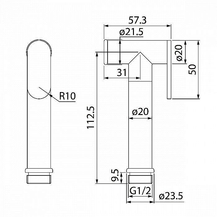 Гигиенический душ Iddis Optima Home 020SB0Gi20 хром купить в интернет-магазине сантехники Sanbest