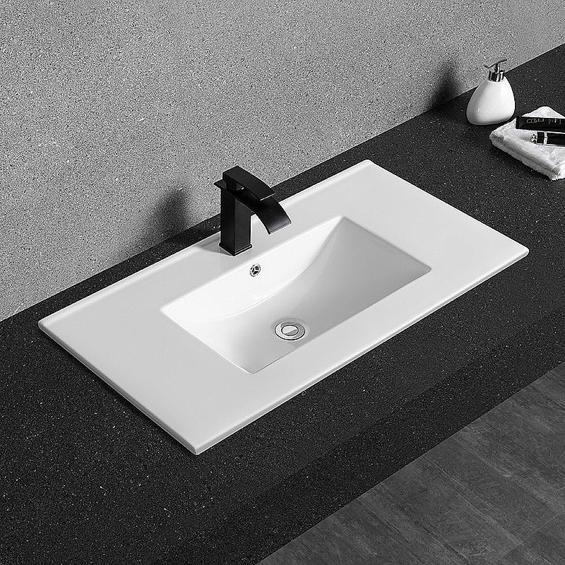 Раковина Ceramalux N 91 YJ-803-90 белая купить в интернет-магазине Sanbest