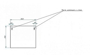 Тумба с раковиной Эстет Vegas 60 для ванной в интернет-магазине Sanbest