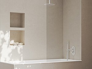 Держатель верхнего душа Ravak Chrome X07P689 белый вильвет купить в интернет-магазине сантехники Sanbest