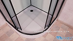 Душевая кабина Niagara Premium NG- 6901-01 BLACK 90x90 купить в интернет-магазине Sanbest