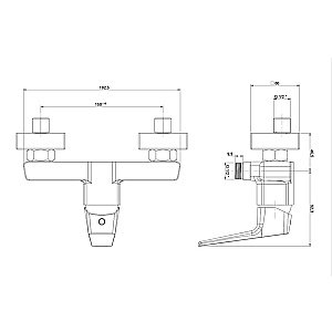 Смеситель для душа PAINI Bari RTCR511 хром купить в интернет-магазине сантехники Sanbest