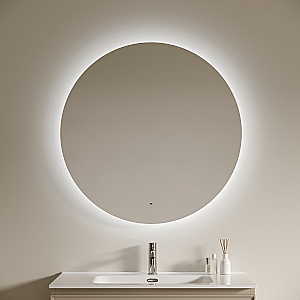 Зеркало с подсветкой Sancos Sfera 2.0 SF2.1000 100х100 в ванную от интернет-магазине сантехники Sanbest