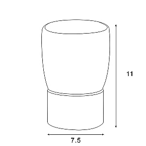 Стакан для зубных щеток Azario FORNY AZ-126CH хром купить в интернет-магазине сантехники Sanbest