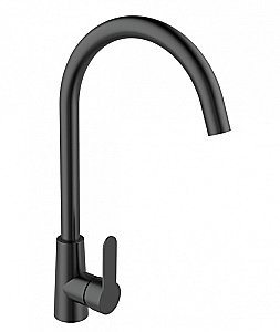 Смеситель для кухни Agger Splendid A0900144 матовый черный купить в интернет-магазине сантехники Sanbest