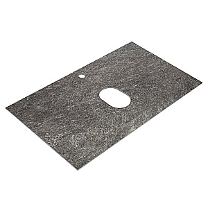 Тумба с раковиной и столешницей BelBagno 80 KRAFT-800-2C-SO-AO+KEP-80-GRN голубая матовая для ванной в интернет-магазине Sanbest
