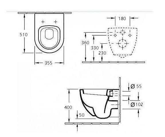 Унитаз подвесной Esbano AZUL ESUPAZULBM безободковый, с крышкой микролифт, матовый  черный купить в интернет-магазине Sanbest