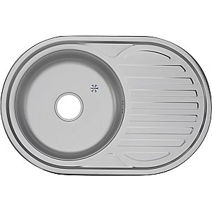 Мойка кухонная с сифоном Melana 122M ti (*12) купить в интернет-магазине сантехники Sanbest