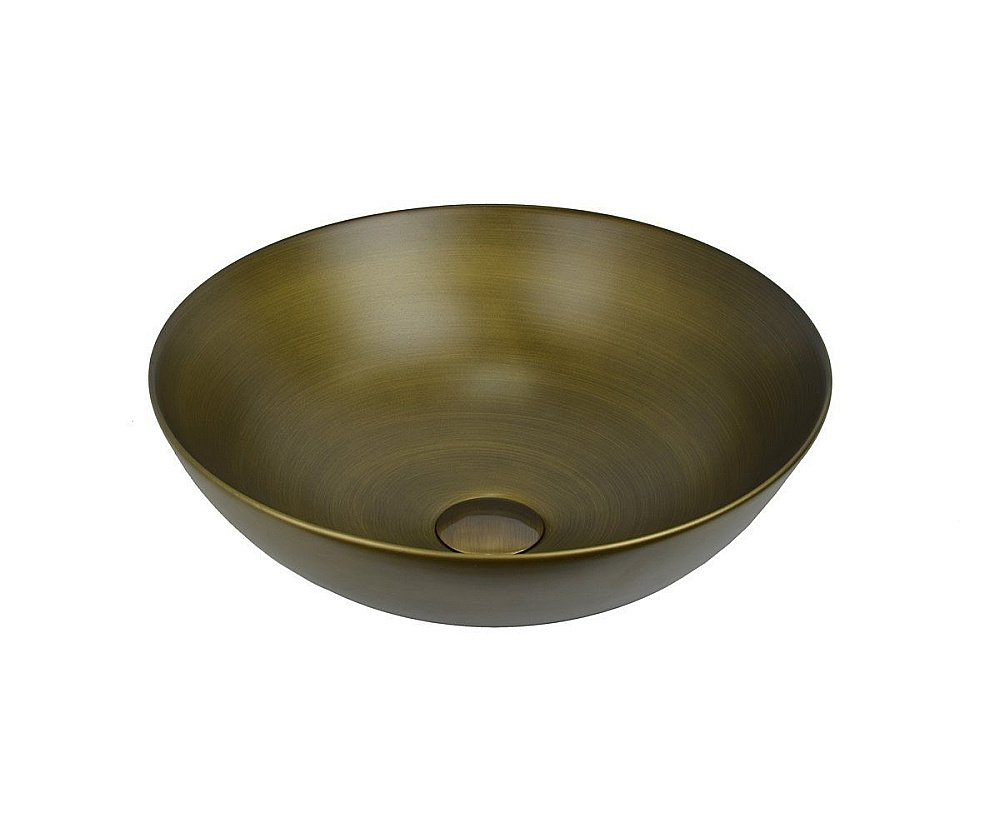 Раковина накладная Bronze de Luxe Sphera 40,5 6203 бронза купить в интернет-магазине Sanbest