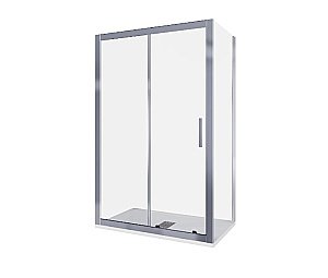 Душевой уголок Good Door Cofe WTW+SP 130х90 стекло прозрачное/профиль хром купить в интернет-магазине Sanbest