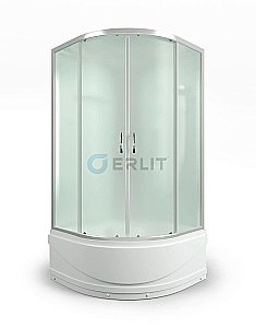 Душевая кабина Erlit Comfrot ER3508TP-C3-RUS 80x80 матовое стекло купить в интернет-магазине Sanbest