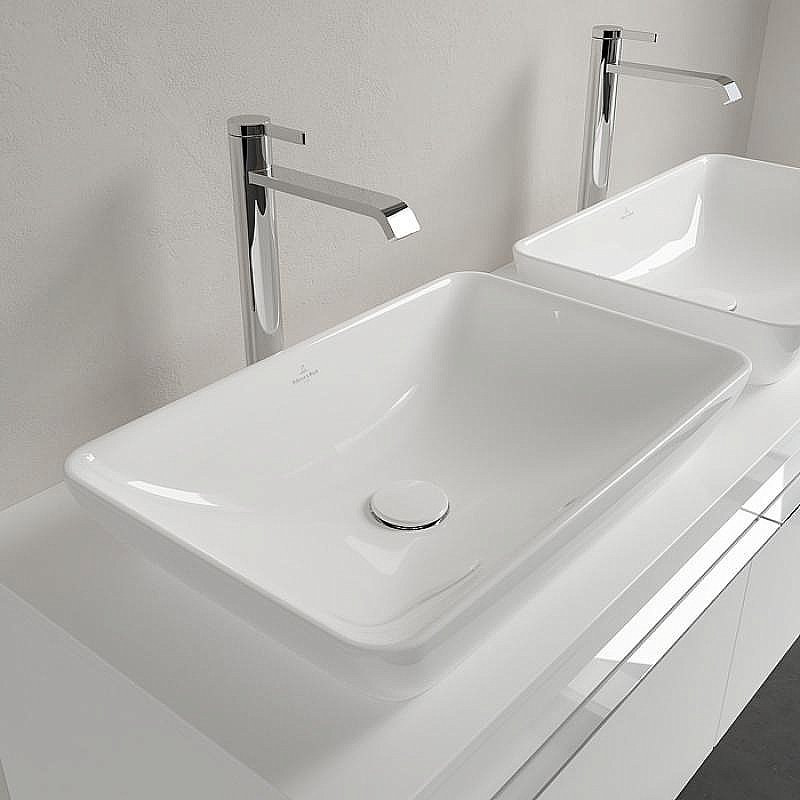 Раковина накладная Villeroy&Boch Venticello 55 41135501 альпийский белый купить в интернет-магазине Sanbest