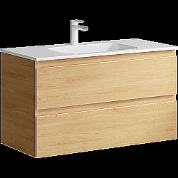 Тумба для раковины Aqwella Accent 100 ACC0110DZ дуб золотой купить в интернет-магазине сантехники Sanbest