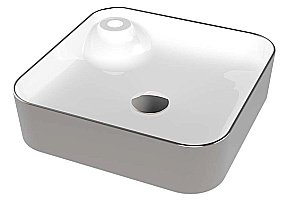 Раковина накладная Bien Flame 42,5 FALG04302FD1X2000 платина купить в интернет-магазине Sanbest