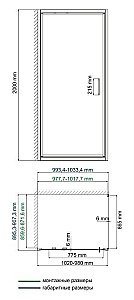 Душевой уголок WasserKRAFT Salm 27I17 100x90 купить в интернет-магазине Sanbest