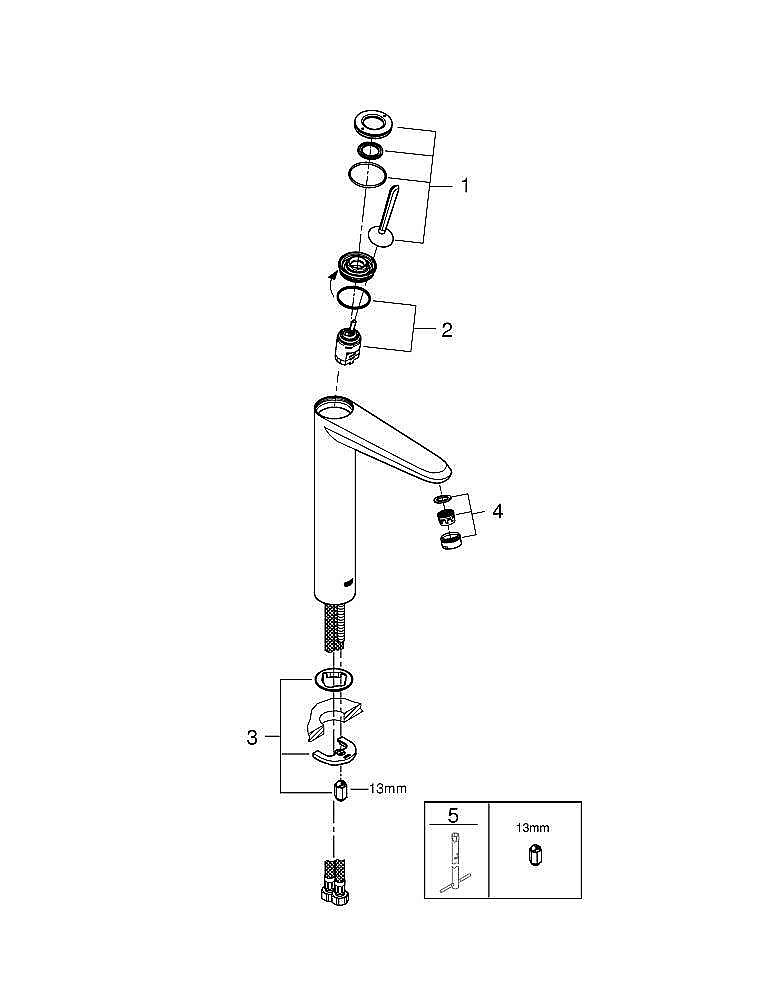 Смеситель для раковины Grohe Eurodisk Joystick 23428000 хром купить в интернет-магазине сантехники Sanbest
