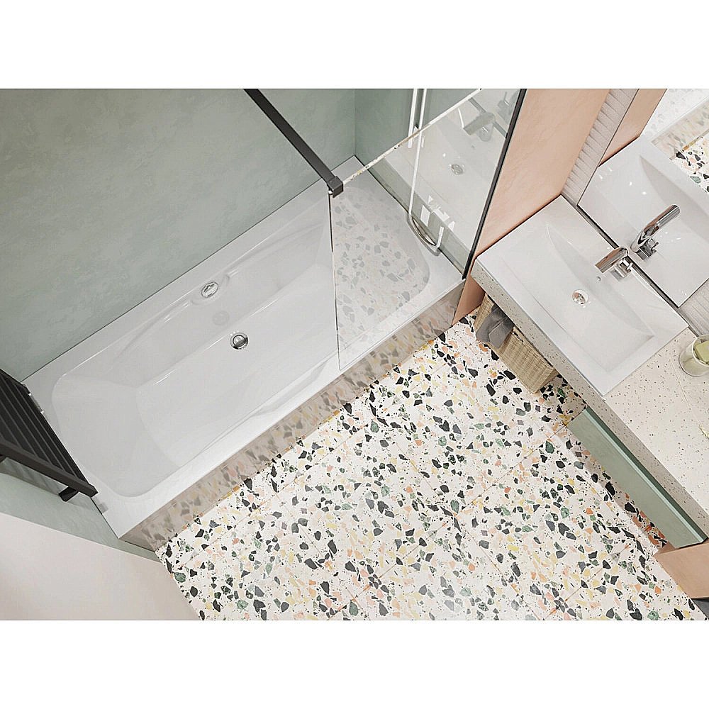 Ванна акриловая Santek Корсика 180x80 1.WH11.1.981 белая купить в интернет-магазине Sanbest