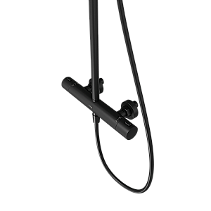 Душевая система VitrA Joy A4729836EXP с термостатом, матовая черная купить в интернет-магазине сантехники Sanbest