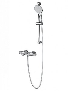 Смеситель для ванны с душем и термостатом WONZON & WOGHAND SOLID, Хром (WW-C2011-A-CR) купить в интернет-магазине сантехники Sanbest