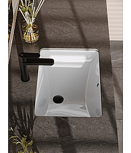 Cмеситель для раковины Agger Sweet A2702144 черный матовый купить в интернет-магазине сантехники Sanbest