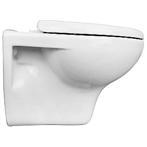 Унитаз подвесной Azario Stella AZ-VT005+AZ-VT005sc белый, с крышкой микролифт купить в интернет-магазине Sanbest