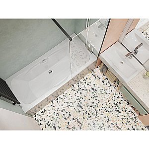 Ванна акриловая Santek Корсика 180x80 1.WH11.1.981 белая купить в интернет-магазине Sanbest