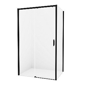 Душевой уголок NEW TRENDY PRIME BLACK 160x70 стекло прозрачное/профиль черный купить в интернет-магазине Sanbest