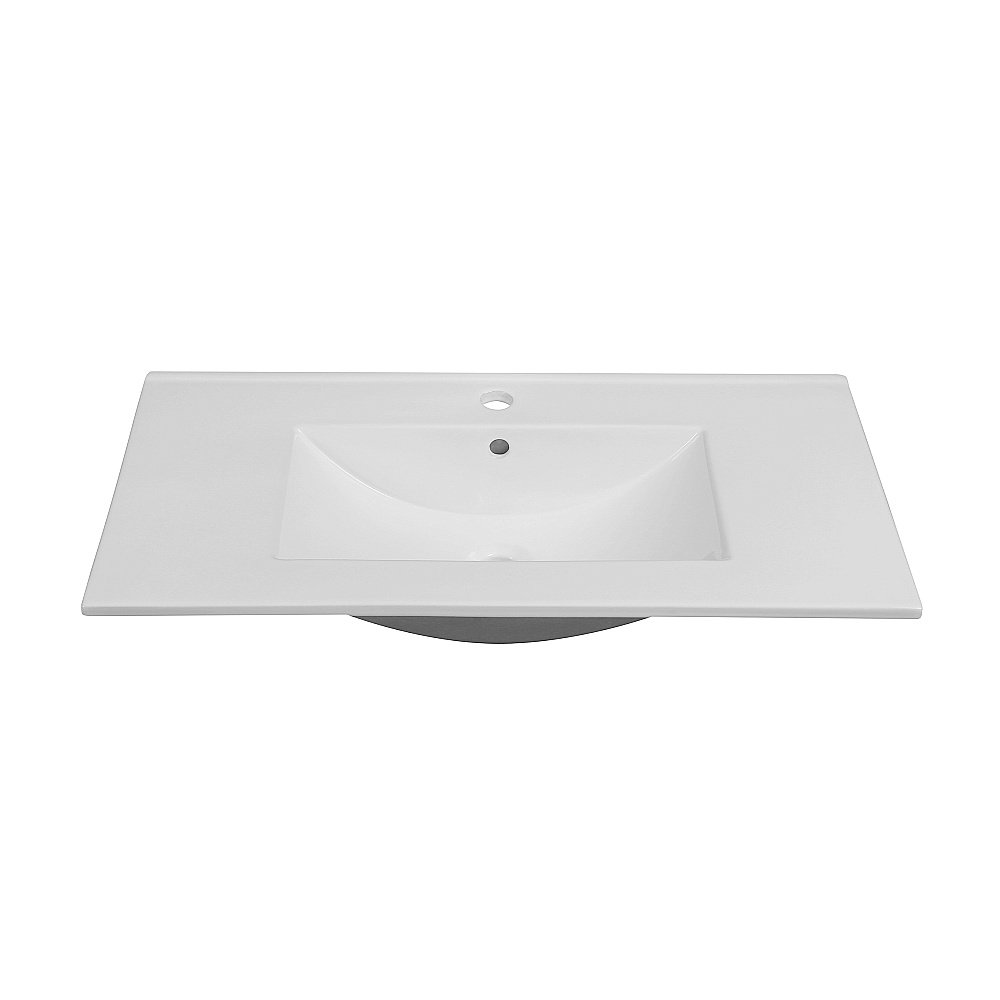 Раковина Oliveeka Built-in 91 NS2001-90 белая купить в интернет-магазине Sanbest