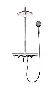 Душевая система Rav-Slezak MURRAY MU253.5/5KC черный купить в интернет-магазине сантехники Sanbest