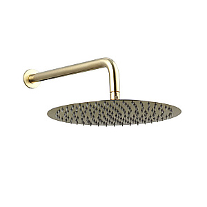 Верхний душ с держателем Caprigo PARTS 98-524-brg золото матовое купить в интернет-магазине сантехники Sanbest
