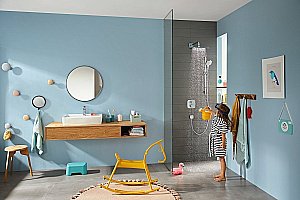 Держатель верхнего душа Hansgrohe E 27446000 купить в интернет-магазине сантехники Sanbest