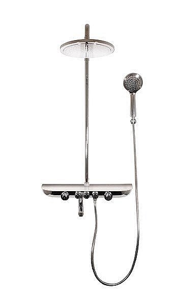 Душевая система Rav-Slezak MURRAY MU253.5/5KC черный купить в интернет-магазине сантехники Sanbest