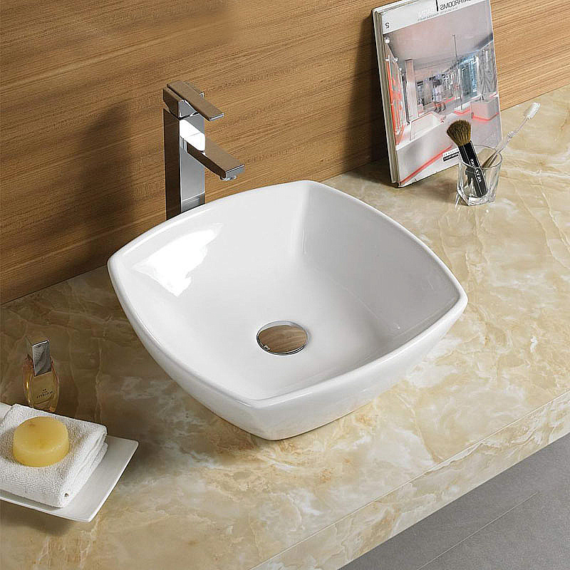Раковина Azario 42 AZ-2076 SP белая купить в интернет-магазине Sanbest