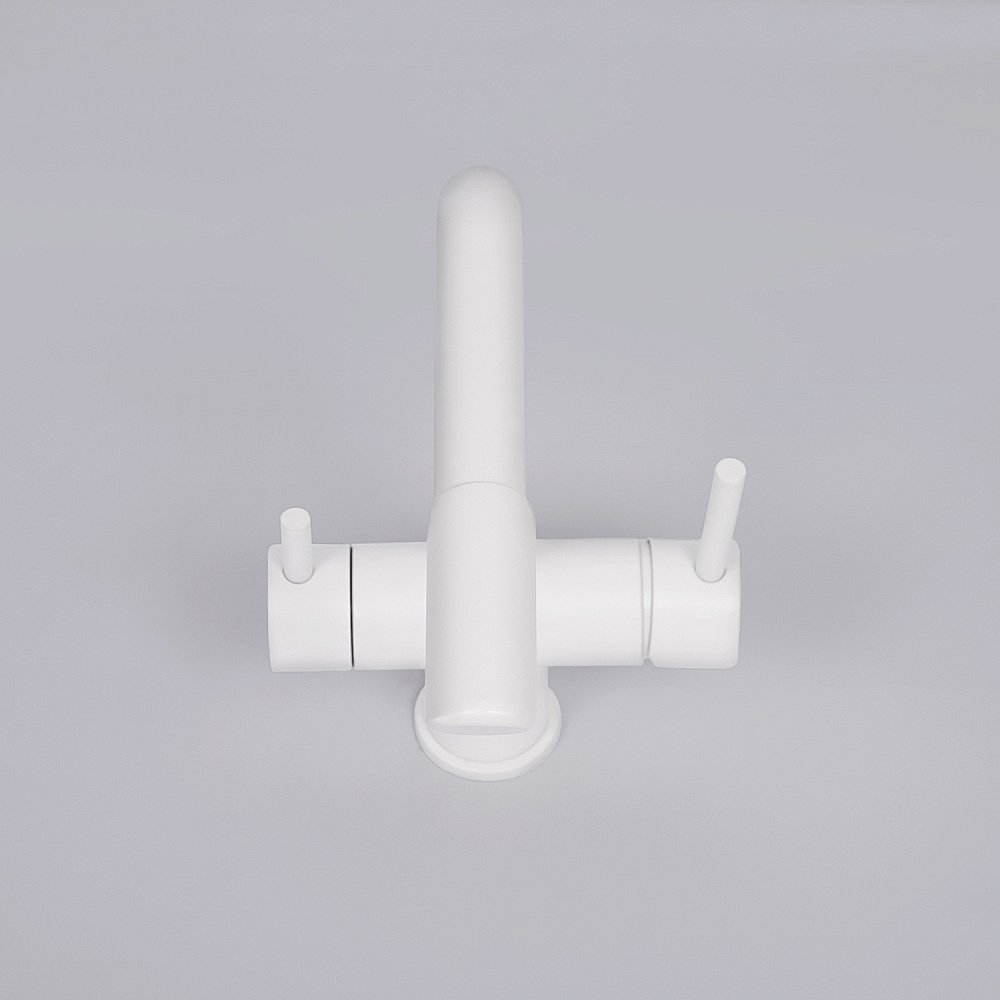 Смеситель для кухни WasserKRAFT A8357 белый купить в интернет-магазине сантехники Sanbest