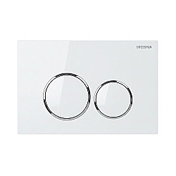 Кнопка для инсталляции Grossman Galaxy 700.K45.01.000.000 белая глянцевая купить в интернет-магазине сантехники Sanbest