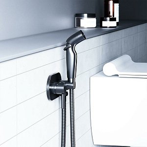 Гигиенический душ Damixa Option 212000300 черный купить в интернет-магазине сантехники Sanbest