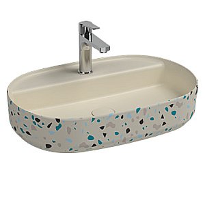 Раковина ISVEA Infinity 60 10NF65060SV-2K-TRZ слоновая кость матовый купить в интернет-магазине Sanbest