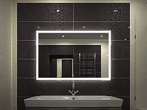 Зеркало Континент Mercury ЗЛП624 100x70 в ванную от интернет-магазине сантехники Sanbest