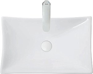 Раковина накладная WeltWasser WW ELBACH 1002 55 белая купить в интернет-магазине Sanbest