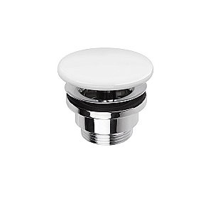 Донный клапан Simas PLCE bi matt белый матовый купить в интернет-магазине сантехники Sanbest