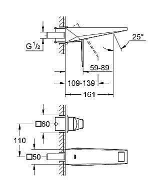 Смеситель для раковины Grohe Allure Brilliant 19781 000 купить в интернет-магазине сантехники Sanbest