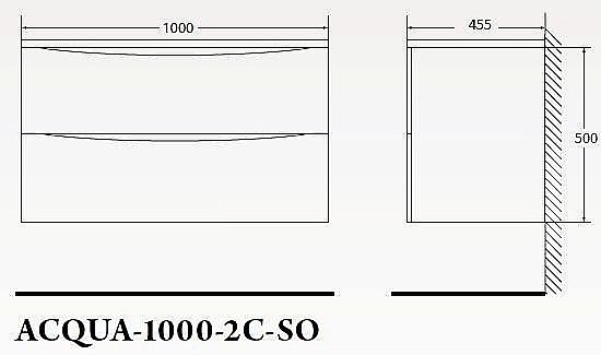 Тумба с раковиной BelBagno ACQUA 100 Pino Scania для ванной в интернет-магазине Sanbest