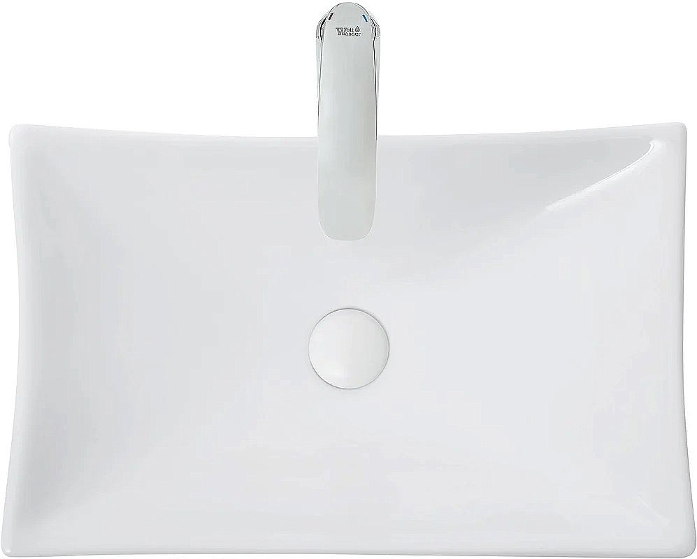 Раковина накладная WeltWasser WW ELBACH 1002 55 белая купить в интернет-магазине Sanbest