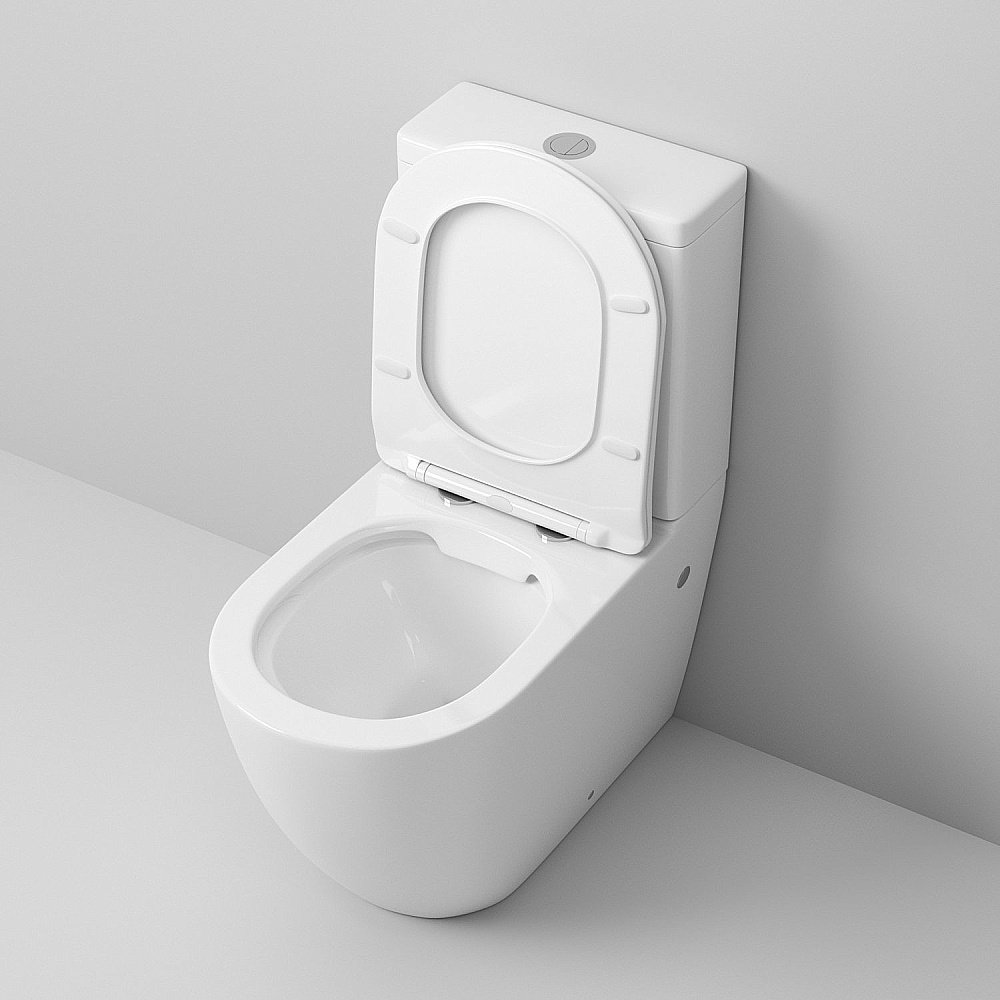 Унитаз напольный Grossman GR-4446 безободковый, с бачком, с крышкой микролифт купить в интернет-магазине Sanbest