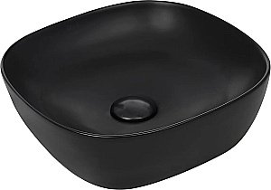 Раковина накладная WeltWasser WW ELBACH 2184 MB 37 черная матовая купить в интернет-магазине Sanbest